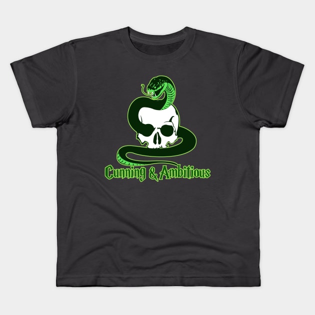 Cunning and ambitious Kids T-Shirt by Brash Ideas